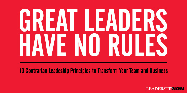 伟大的领导者没有规则