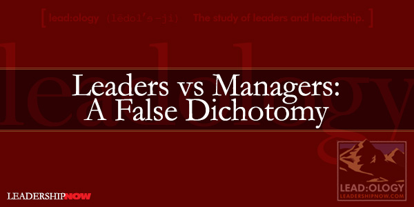 领导学:领导vs经理