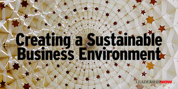 创建一个可持续的商业环境